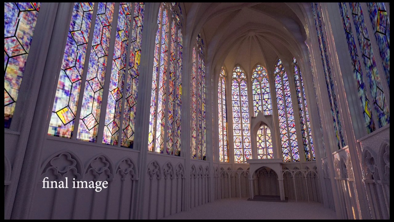 Sainte Chapelle Digital Reconstruction