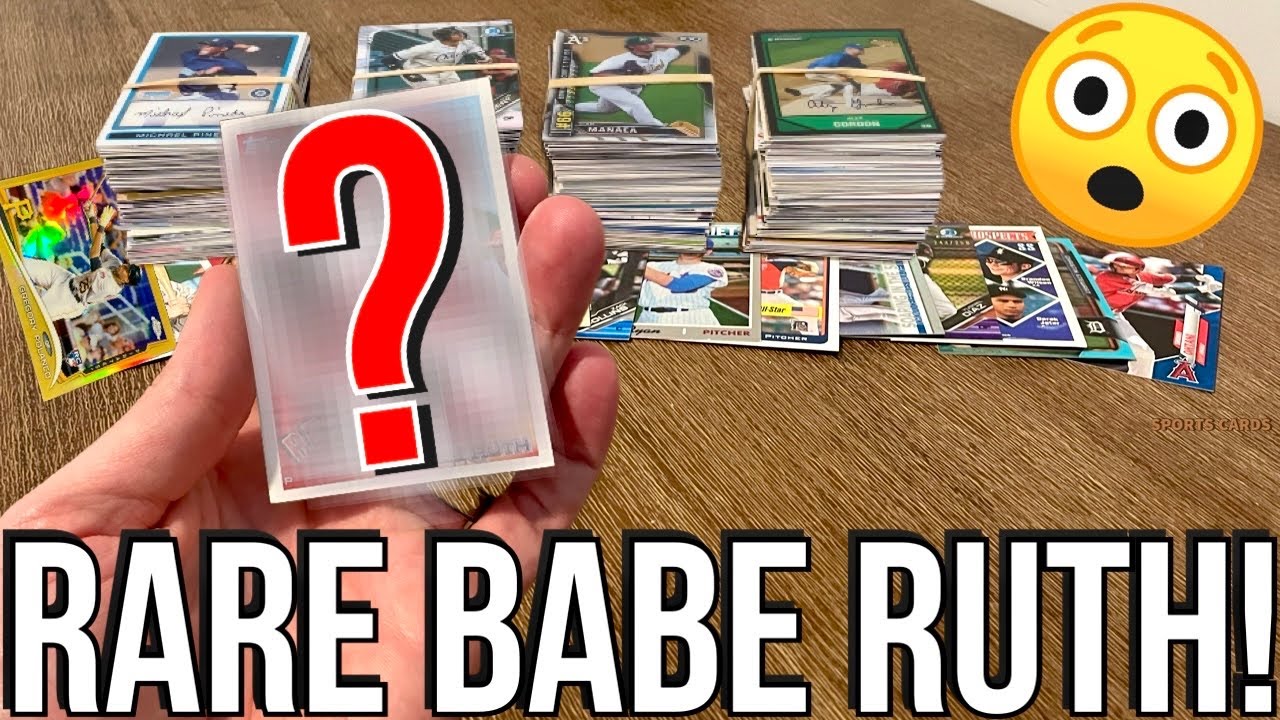 CRAZIEST BOX OF BASEBALL CARDS EVER FROM GOODWILL!
