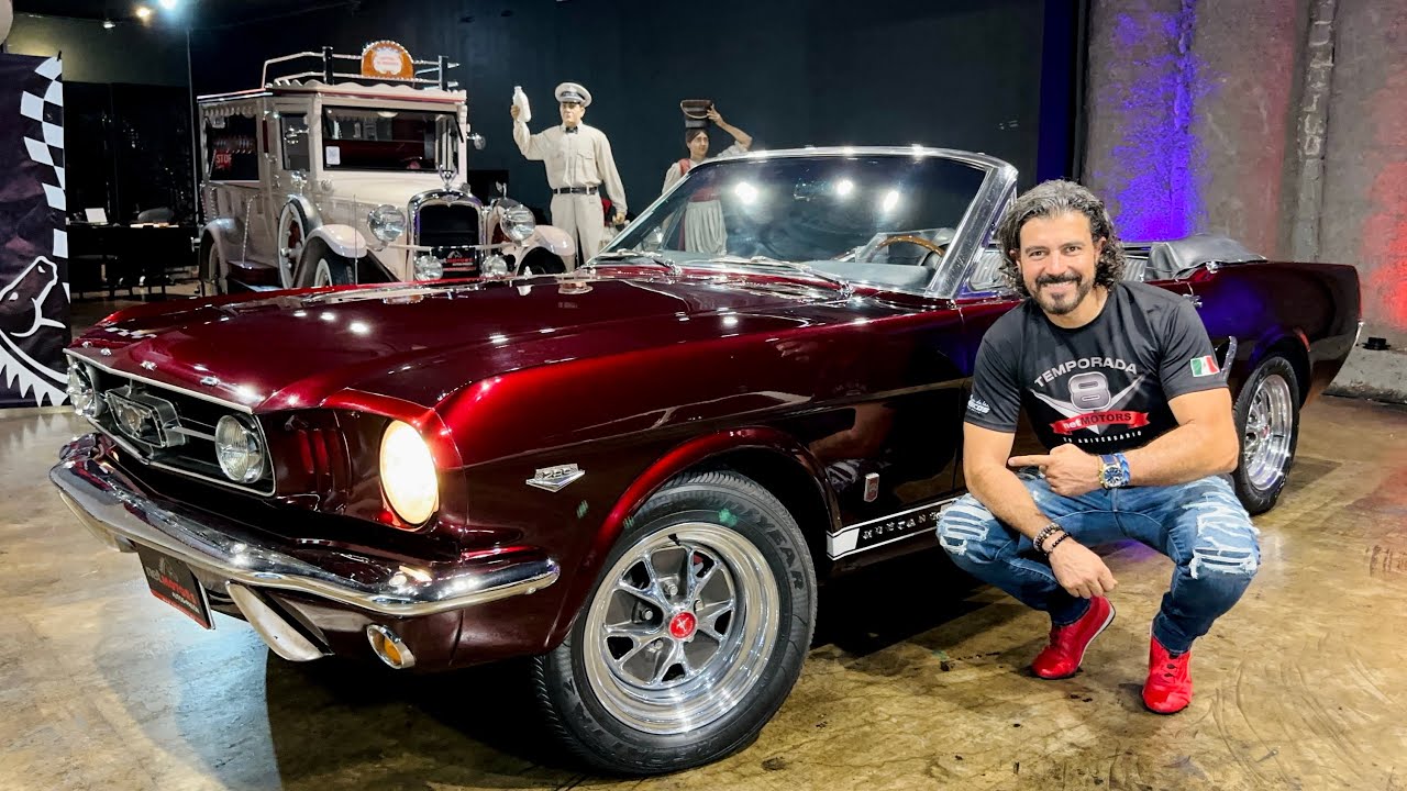 Mustang 65 Convertible con Todo el sello de la Vieja Escuela