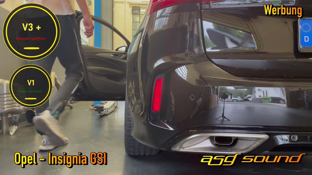 Opel Insignia GSI | V1/V3+ | ASG Sound | Umbau auf Klappe