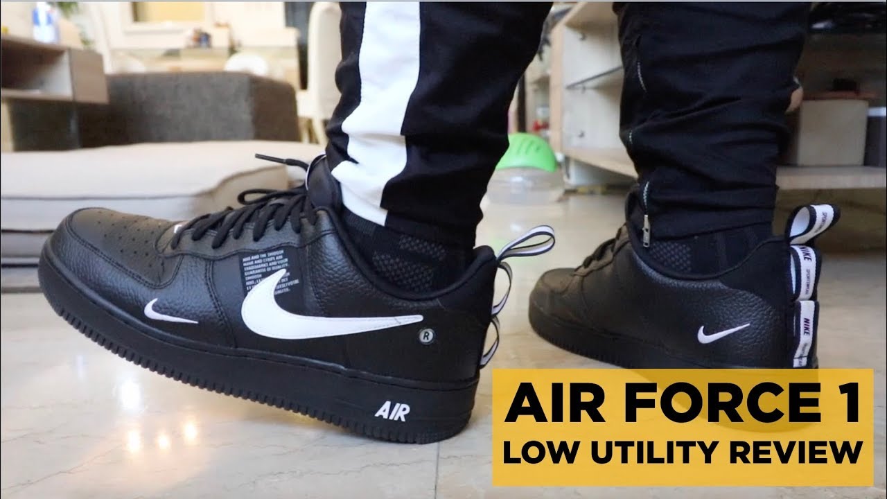 NIKE AIR FORCE 1 LOW BLACK UTILITY REVIEW & RASTACLAT OFF-WHITE UNBOXING