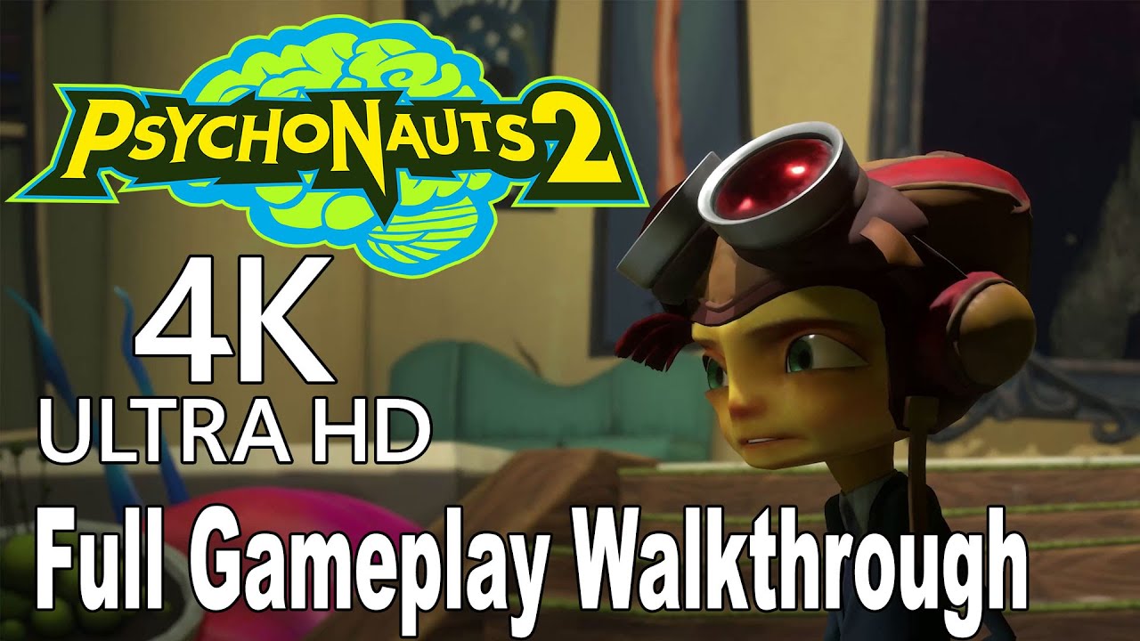 Psychonauts 2 - Full Gameplay Walkthrough [4K]