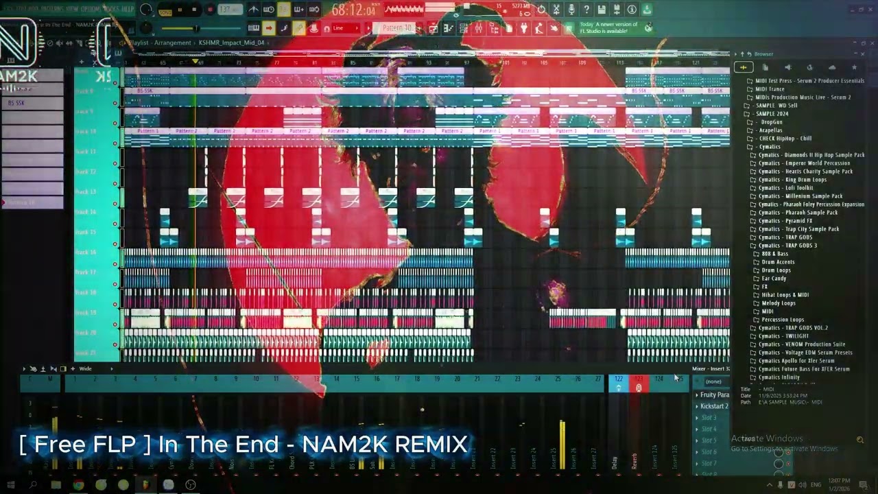 ** REUP Link [ Free FLP ] - In The End | NAM2K REMIX