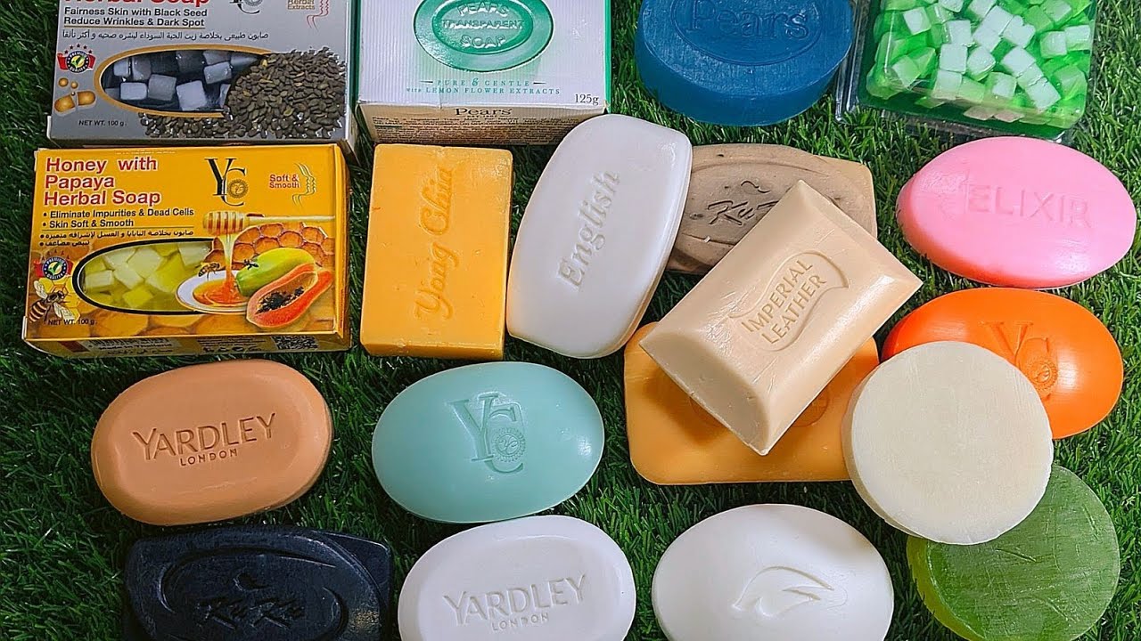 Nice Colourful ASMR Soap opening Haul Unpacking Soap International ASMR Soaps Relaxing Sound