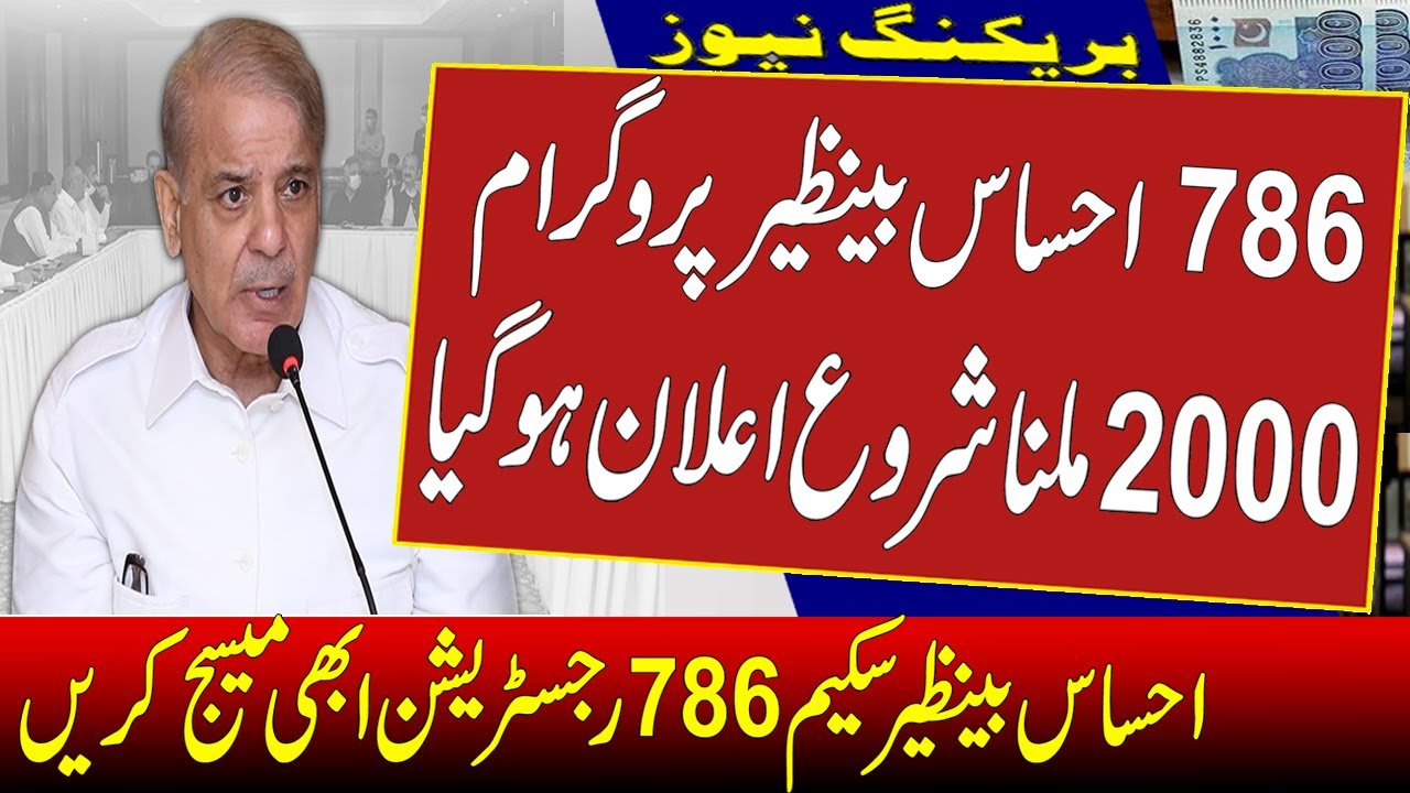 Ehsaas Program 786 Online Registration Check | 786 Program Online Registration Kaise Kare | 786