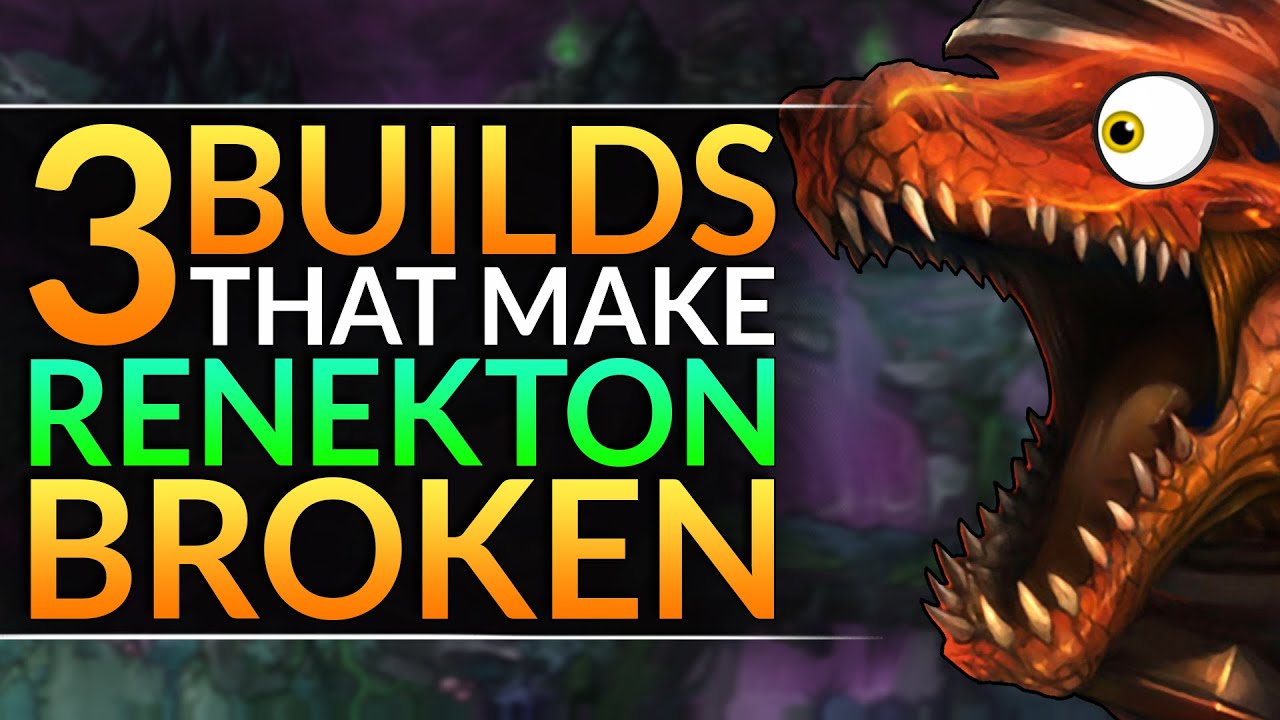 3 INSANE BUILDS to Use on Renekton to ALWAYS WIN TOP LANE - Pro Tips and Tricks - LoL Guide