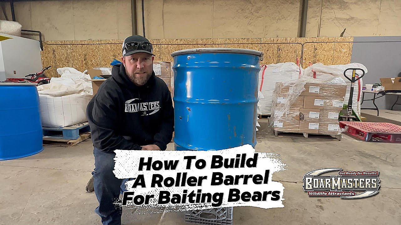 How To Build a Roller or Trickle Barrel for Baiting Bears in Less than 5 Minutes!
