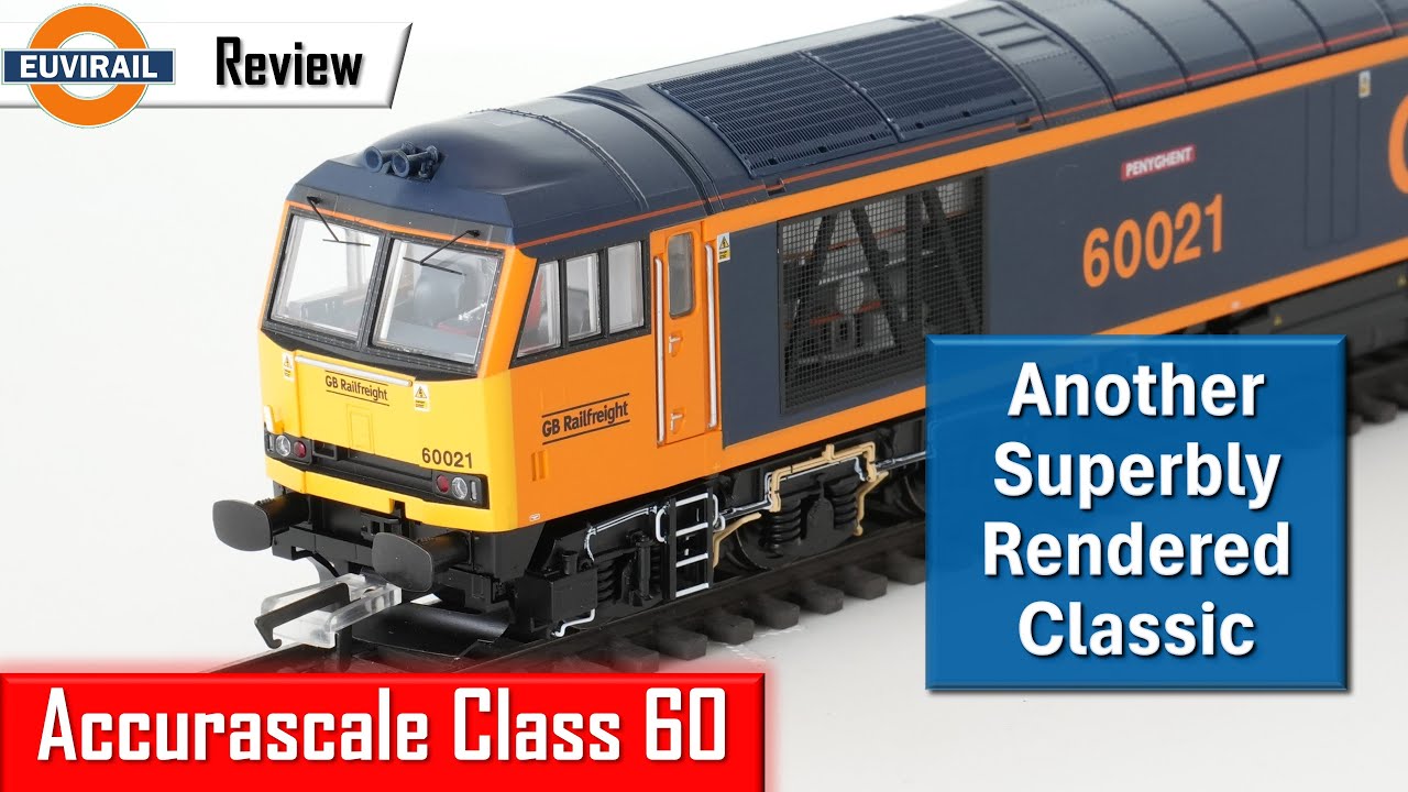 Обзор: Accurascale Class 60 GBRF 60021 со звуком DCC
