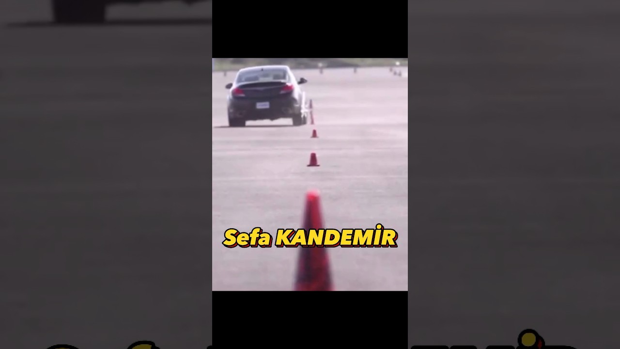 Opel Insignia Slalom Geyik Yol Testi Yok Artık Dedirtti ! #shorts