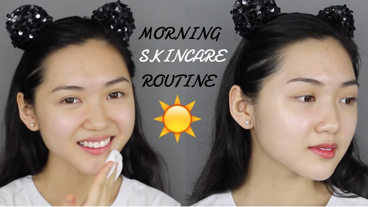 Dưỡng Da Ban Ngày - Morning Skincare Routine (Highend) | Chloe Nguyen