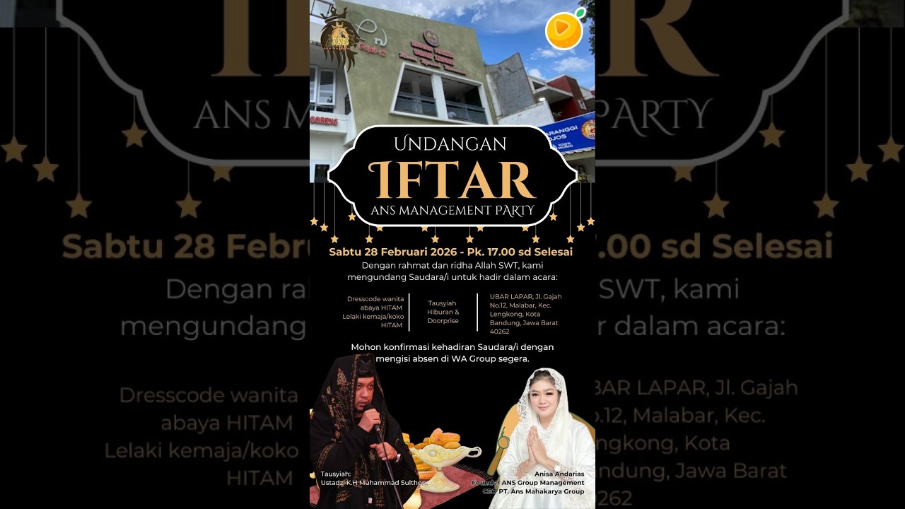 Live Stream IFTAR ANS Management Party