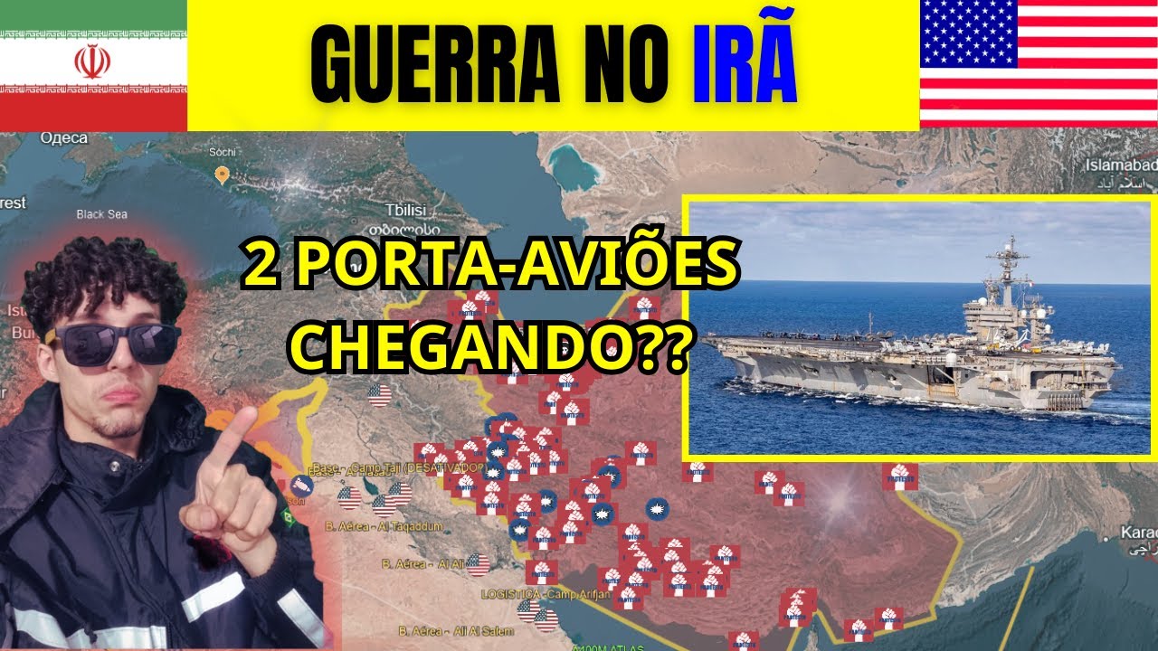 IR&Atilde; HOJE 16/01 | DOIS porta-avi&otilde;es NUCLEARES INDO para o IR&Atilde;?!! + SUBMARINOS
