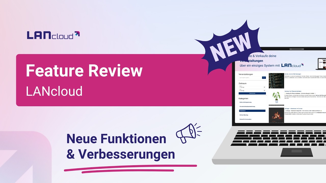 LANcloud Feature Review: Erste Gruppenhausfunktionen in LANcloud!