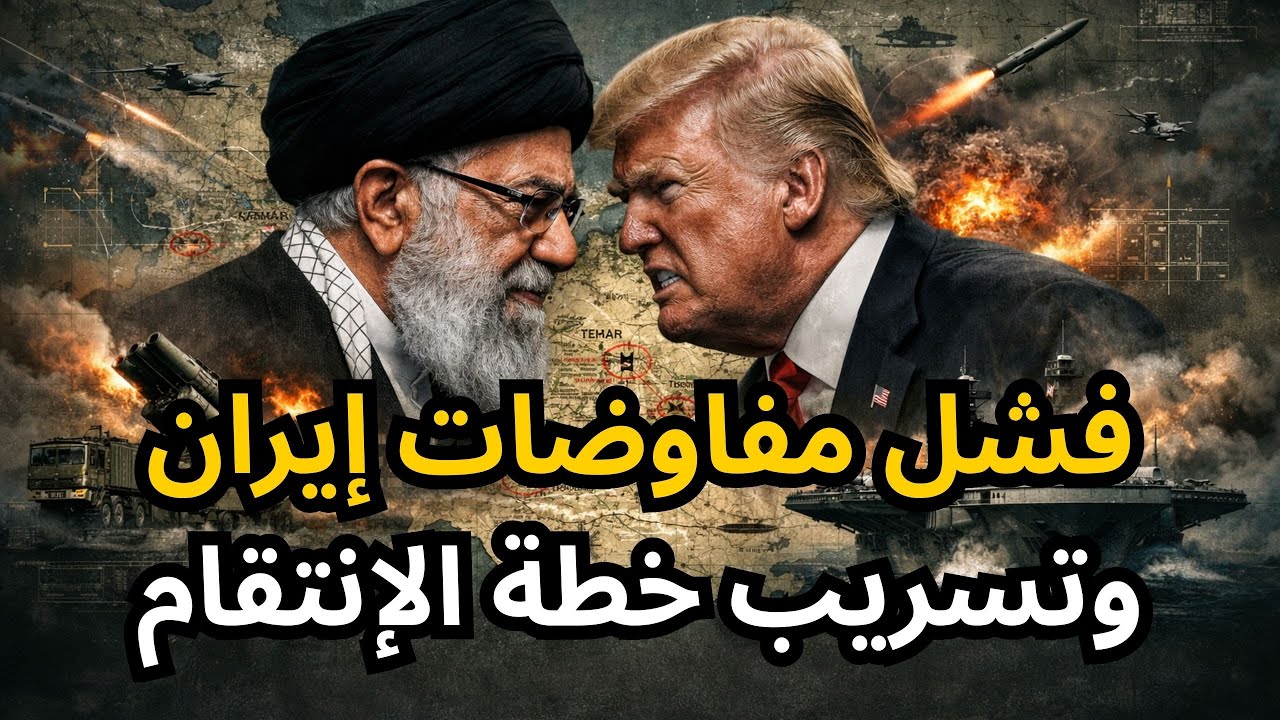 🔴عاجل فشل المفاوضات وأمريكا تدعو رعاياها لمغادرة إيران، وحاملة الطائرات تقترب، وتسريب خطة الإنتقام !