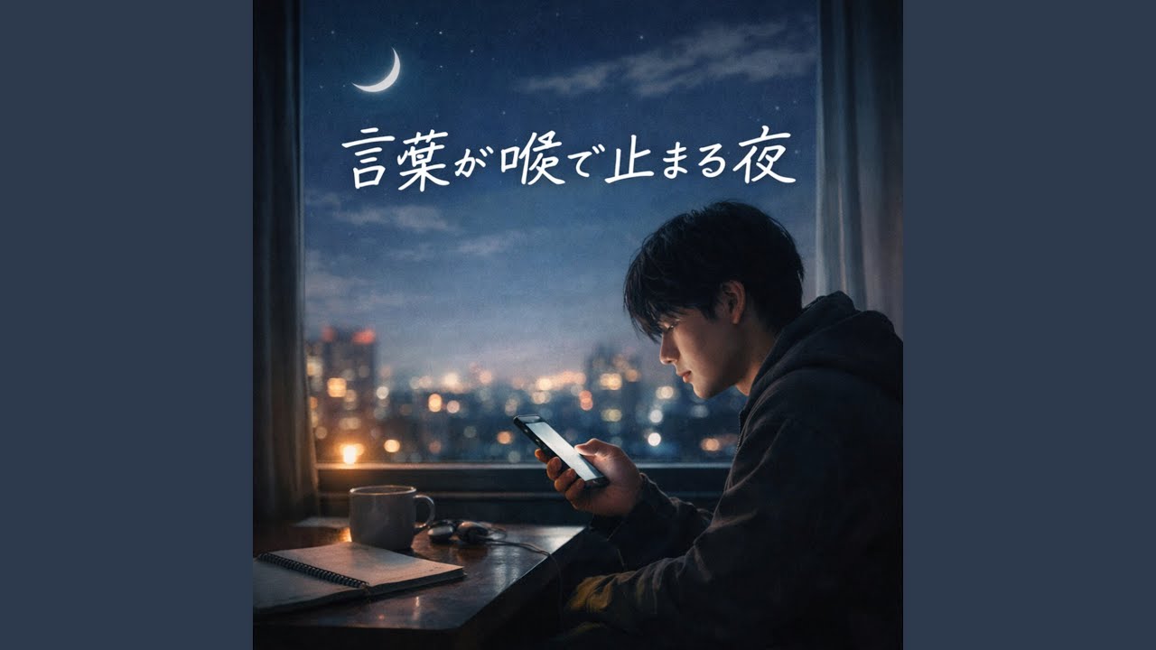 言葉が喉で止まる夜