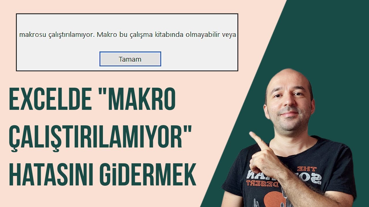 Excel'de Makro Hatasını Gidermek