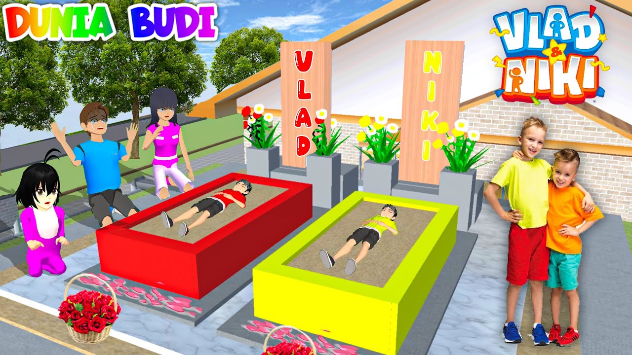 Yuta Mio Sedih Vlad Niki Meninggal Masuk Peti Dikubur | Baby Celine Nangis | Sakura School Simulator