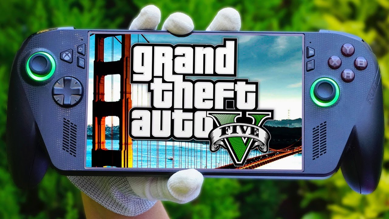 Así es JUGAR GTA 5 en la ROG XBOX ALLY X 😱😂 *Me Sorprendió*