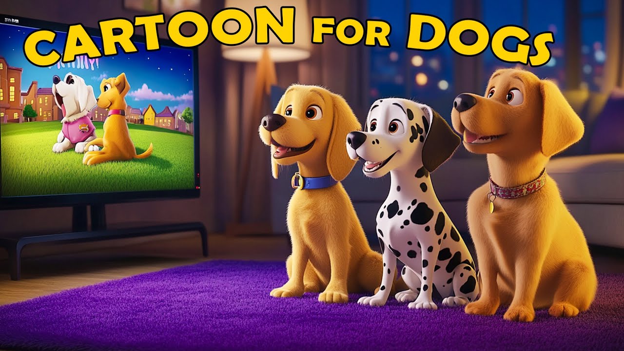 Dog Cartoon: Best Entertainment Videos for Dogs to Watch 🐶Relaxing Music for Dogs to Prevent Boredom