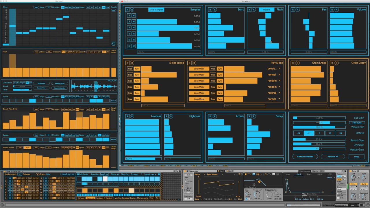 Trilogy Demo 1 (GDM, Marionette, Re-Loop)