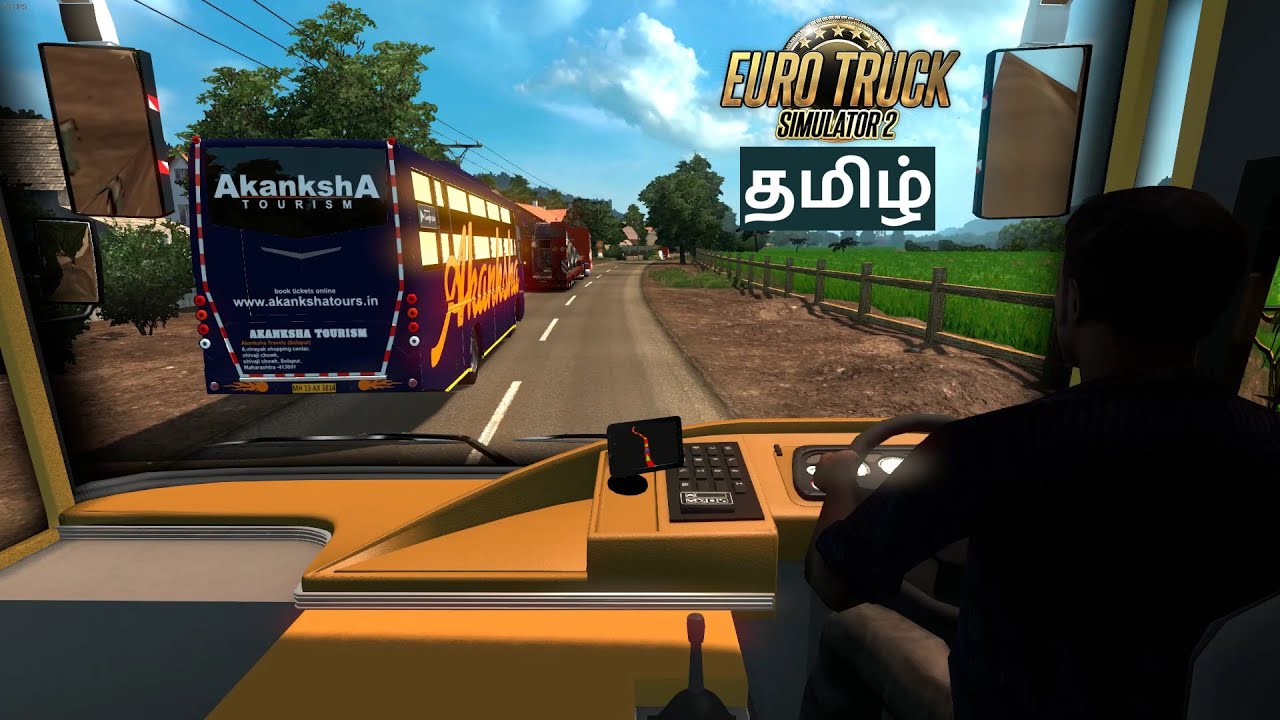 Chasing and Overtaking Buses Smoothly | Passenger Recording from Driver back Seat | ETS2 Game