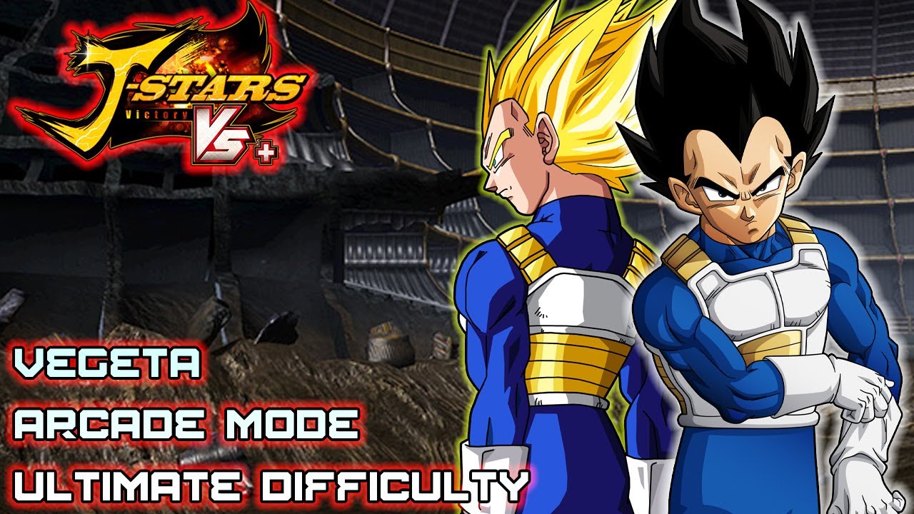 PS4 J Stars Victory vs+ Vegeta Arcade mode Ultimate Difficulty