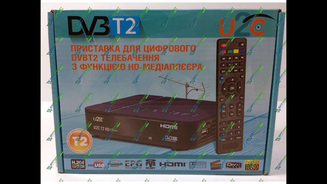Видео обзор  U2C T2 HD Plus