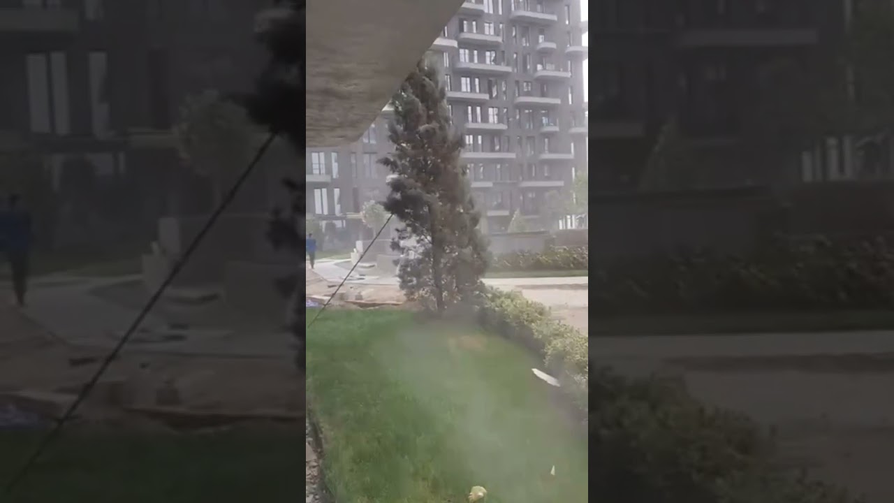 🌪️Прямо сейчас в Ташкенте начинается пыльная буря и грозы. #узбекистан #новости #погода