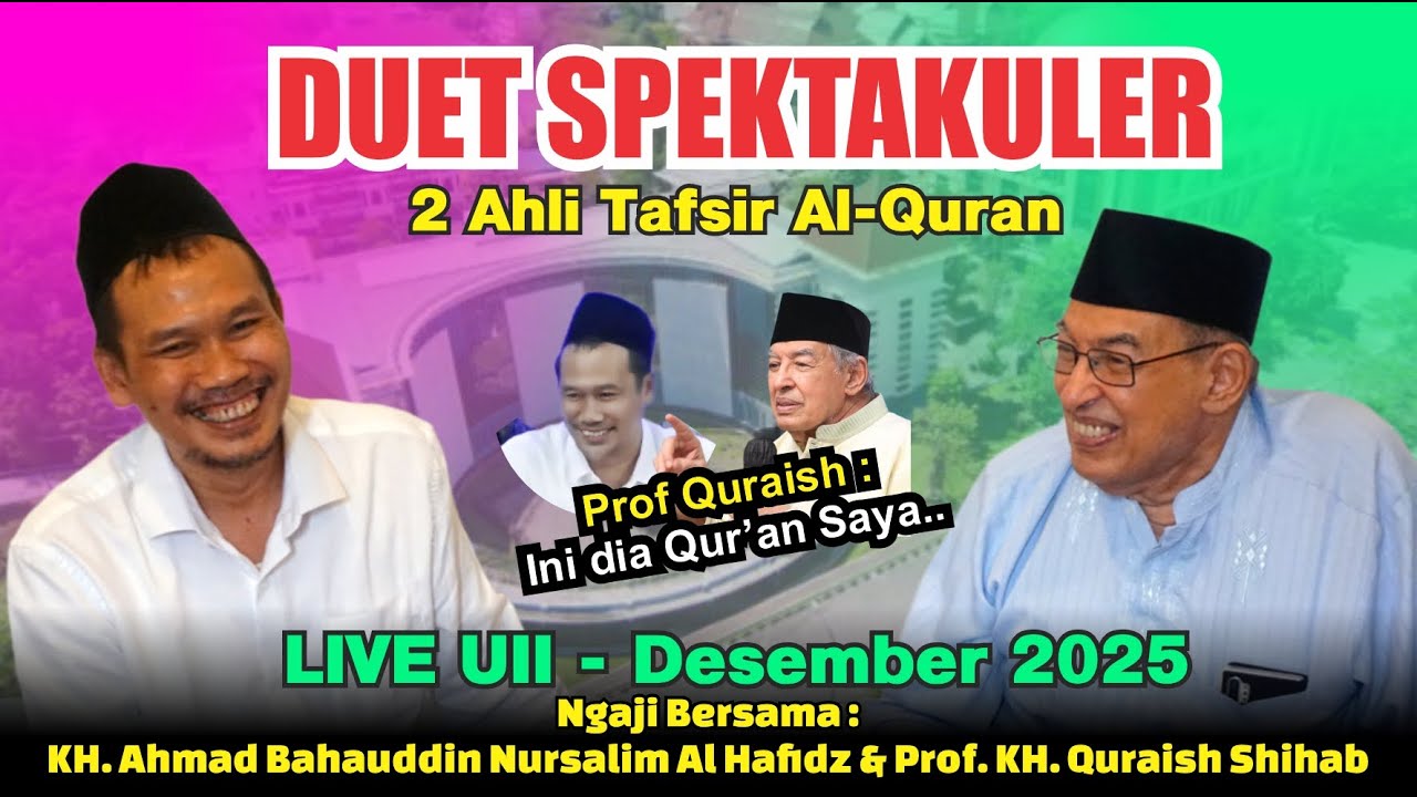 GUS BAHA' FEAT PROF QURAISH SHIHAB TERBARU 2025 | LIVE di UII YOGYAKARTA #gusbaha #gusbahaterbaru