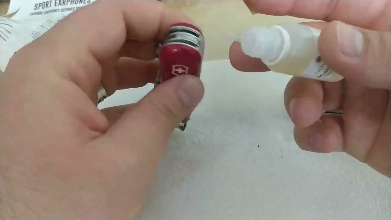 Performing maintenance on your Victorinox knives