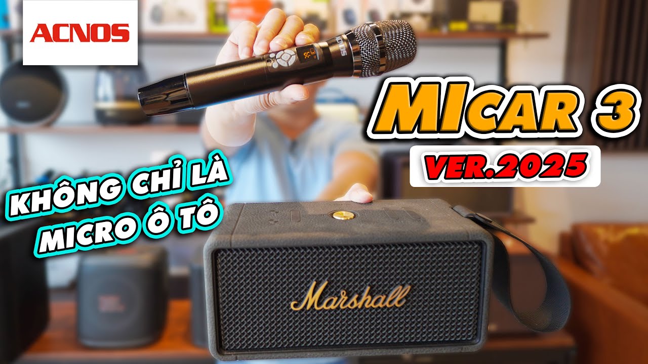 Micro Acnos MICAR 3 версии 2025 года - Не просто автомобильный микрофон!!!