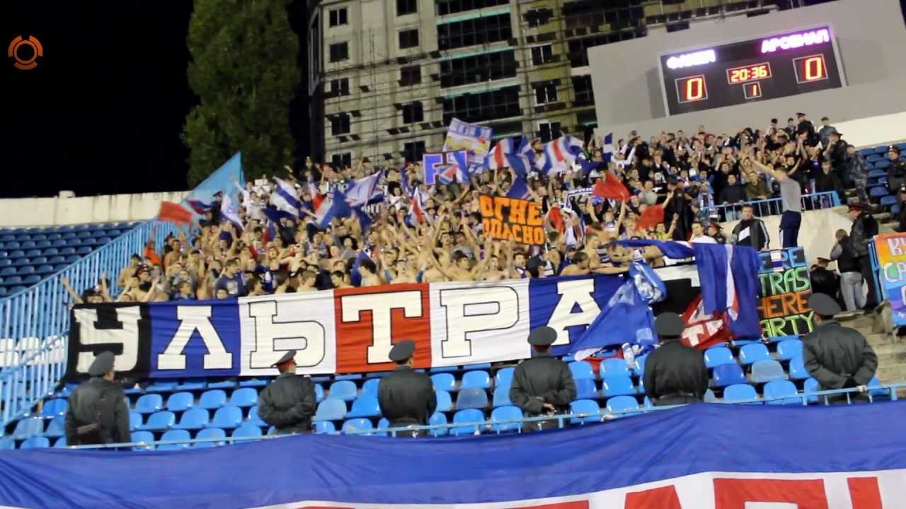 Fiery Force Fakel Ultras обзор трибуны 11.10.2012 HD 1080p