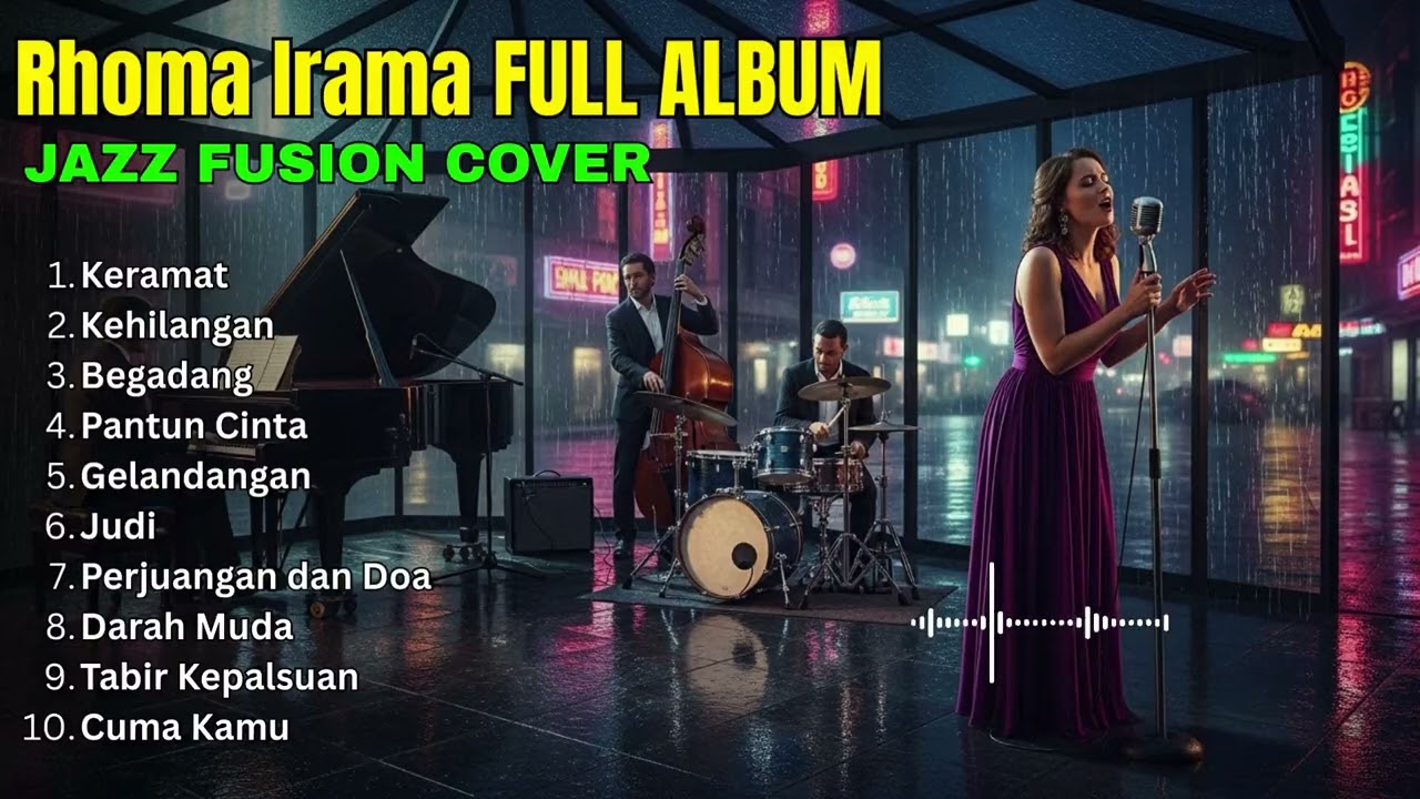 RHOMA IRAMA JAZZ FUSION TRIBUTE FULL ALBUM | Dangdut Classics Smooth Jazz Version