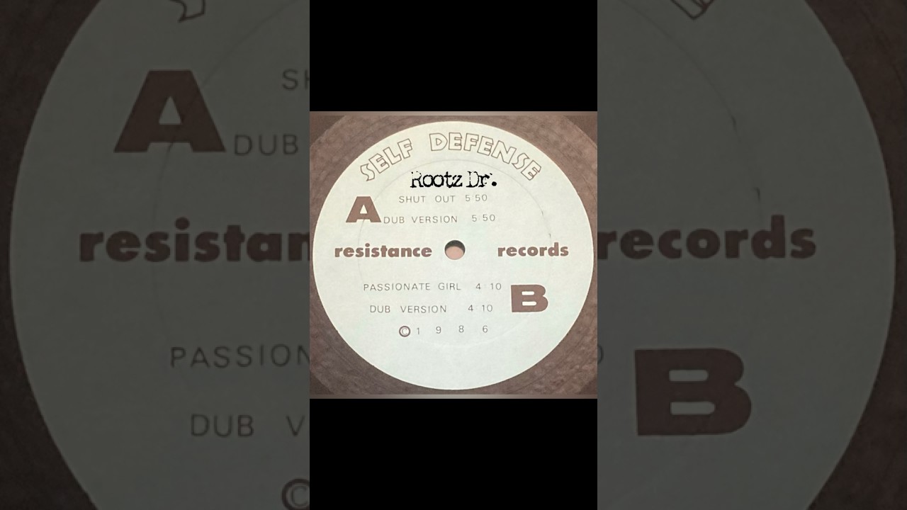 Self Defense - Shut Out + Dub Version 12” Resistance Records US 1986