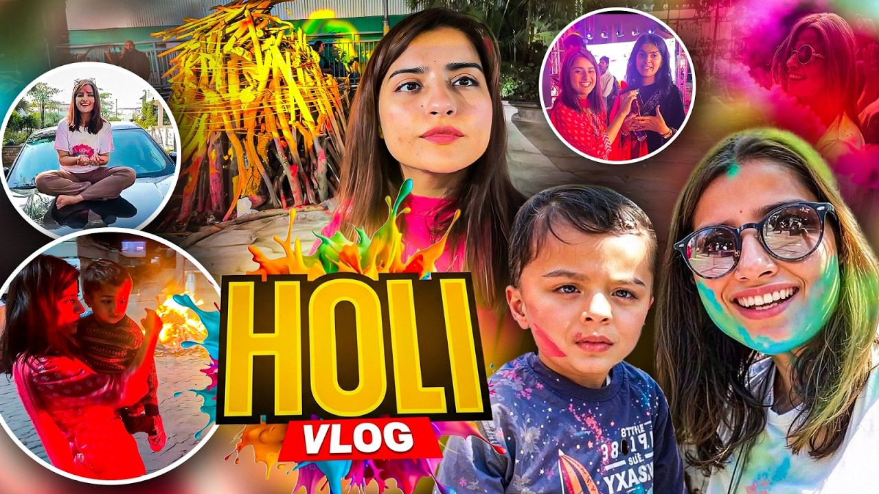 Holi Celebration Vlog 🌈 | Fun Moments with Family #seeppahuja