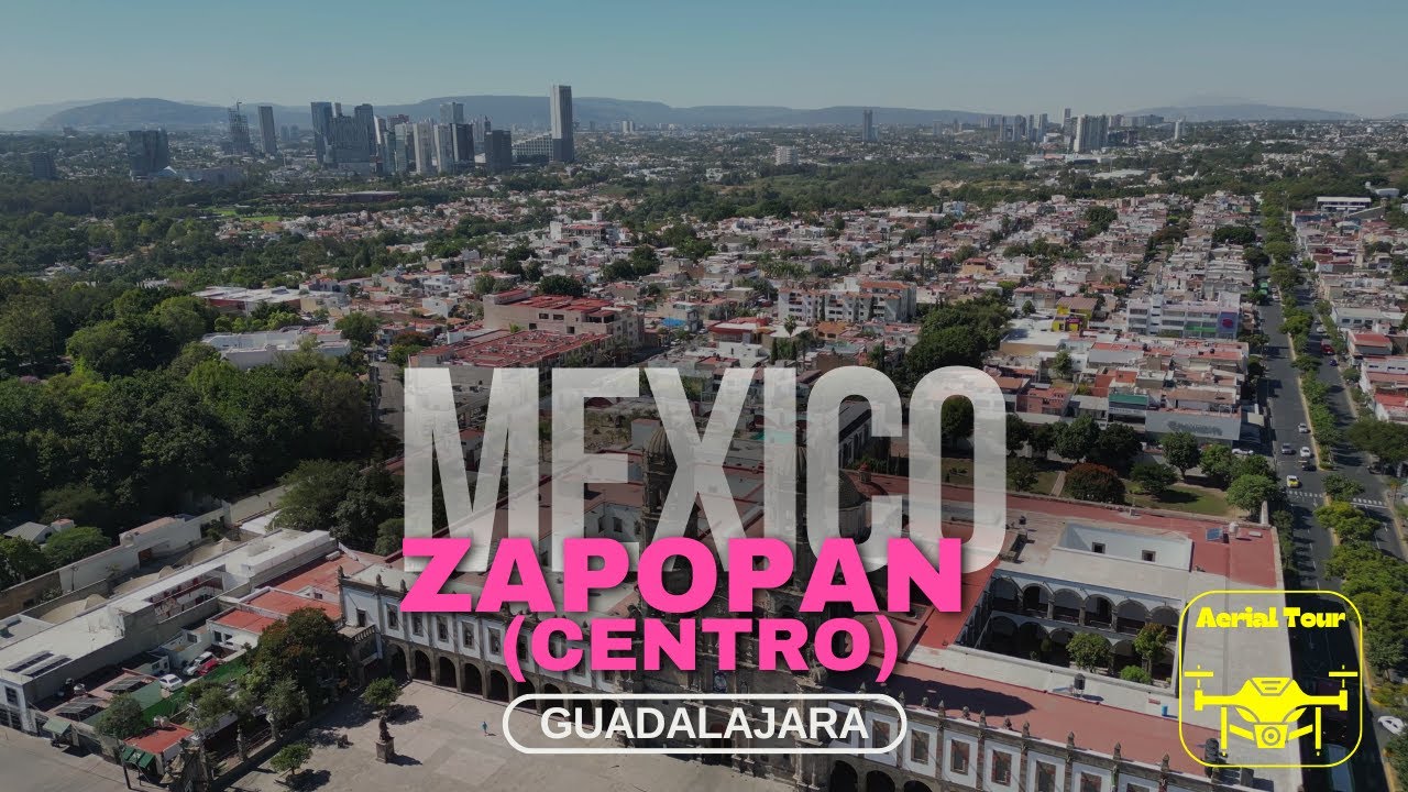 Zapopan Centro: Stunning 4K Drone Views of the Basílica & Arcos