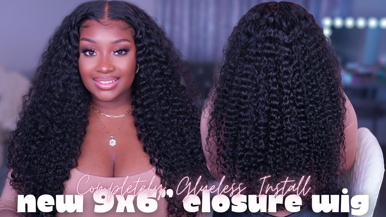 ВАУ! Парик HD с кружевной застежкой 9x6 дюймов без клея? ft ISEE Hair