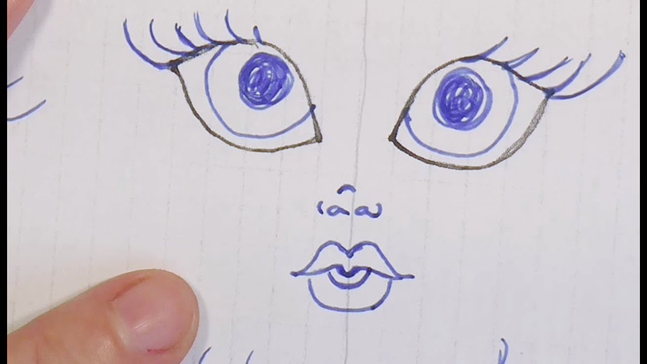 3- tips de dibujo , nariz y boca , manualilolis, video-182