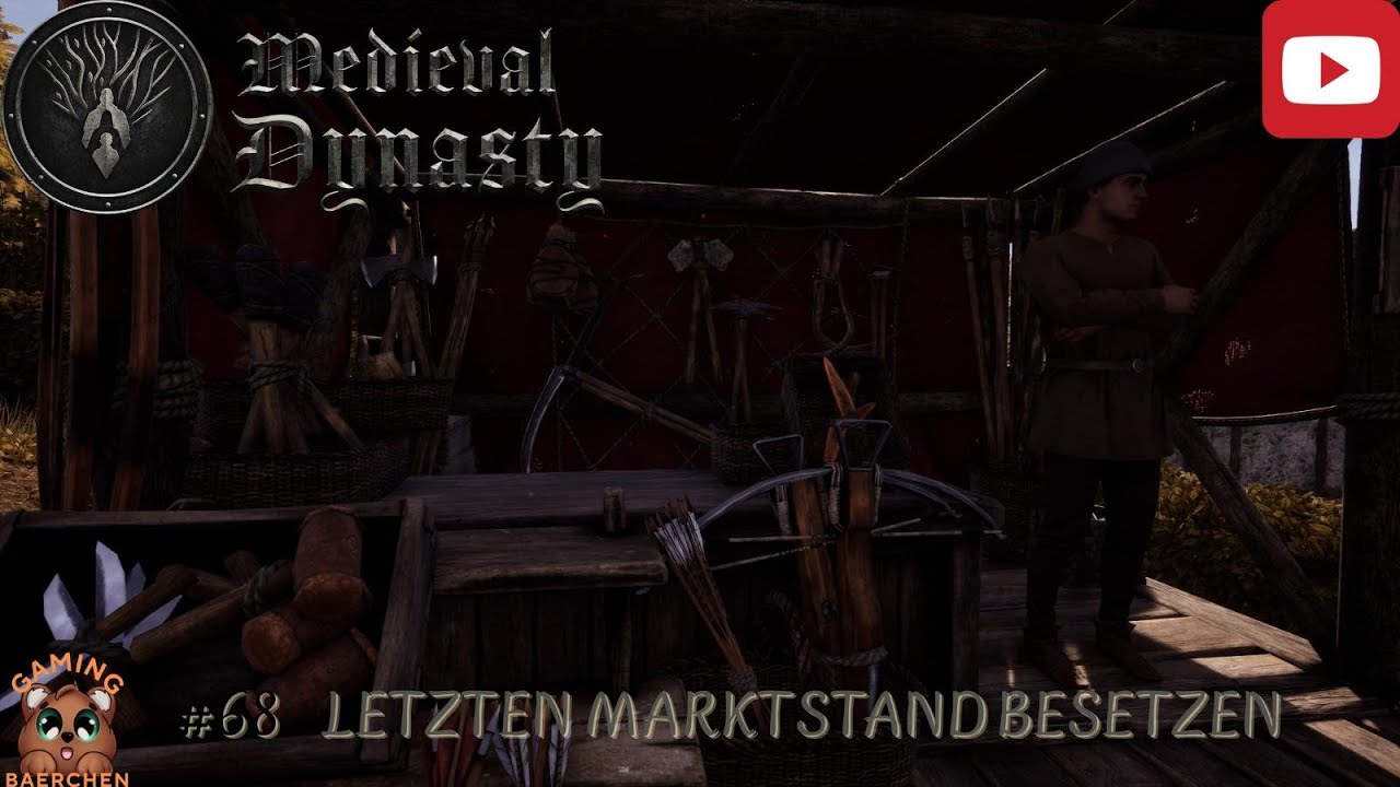 Medieval Dynasty 🐖 68    Letzten Marktstand besetzen