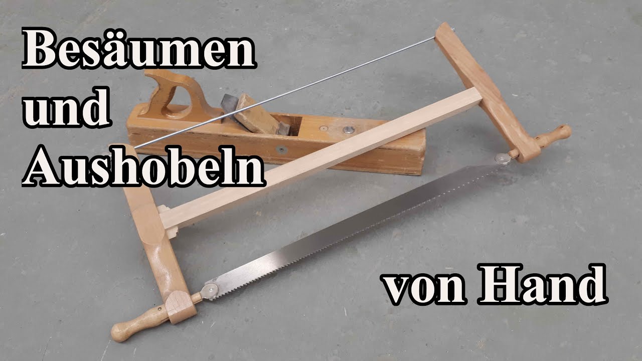 Besäumen und Aushobeln von Hand (Was ist Zeit?)