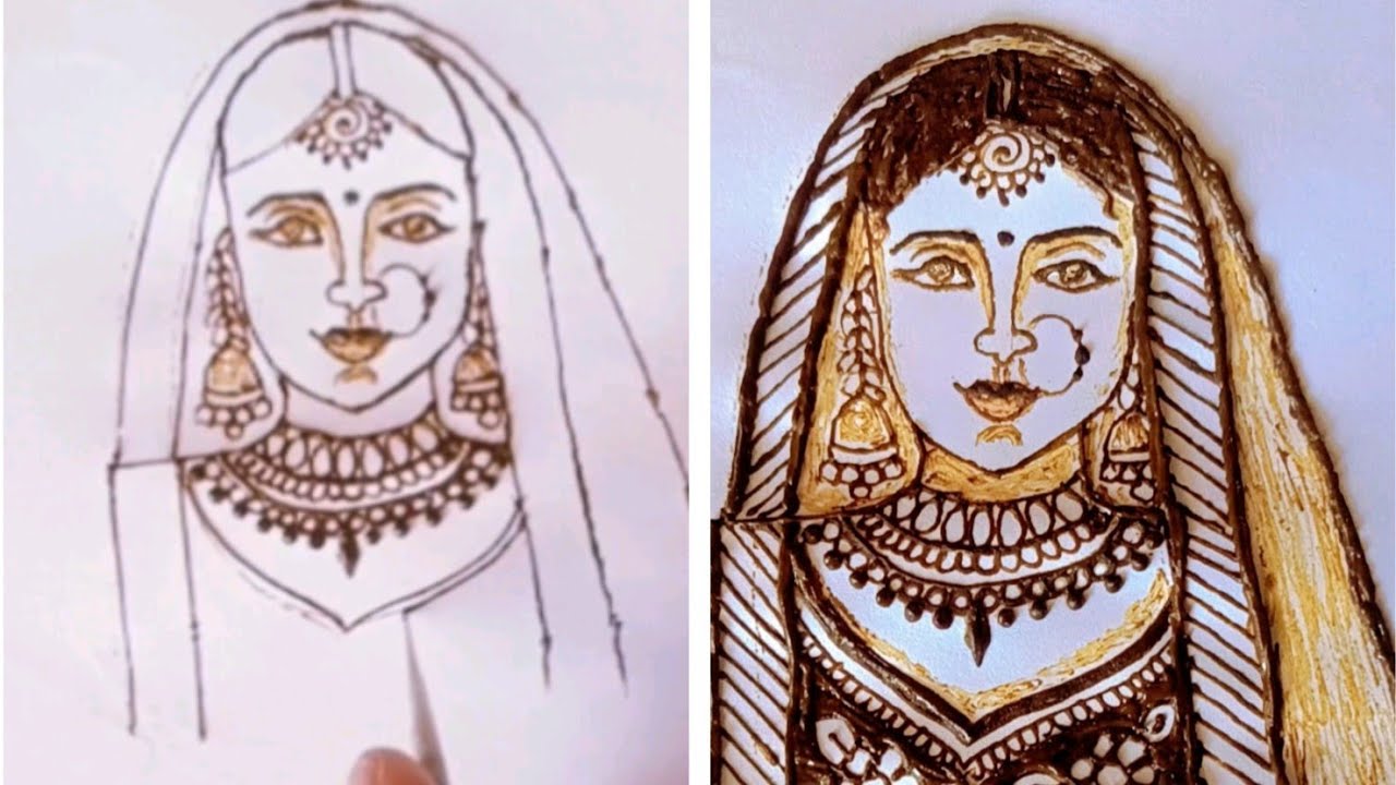 Dulhan mehandi design l duhan kese banaye #mehndi #trending #design #beautiful #new #easy #braidal 