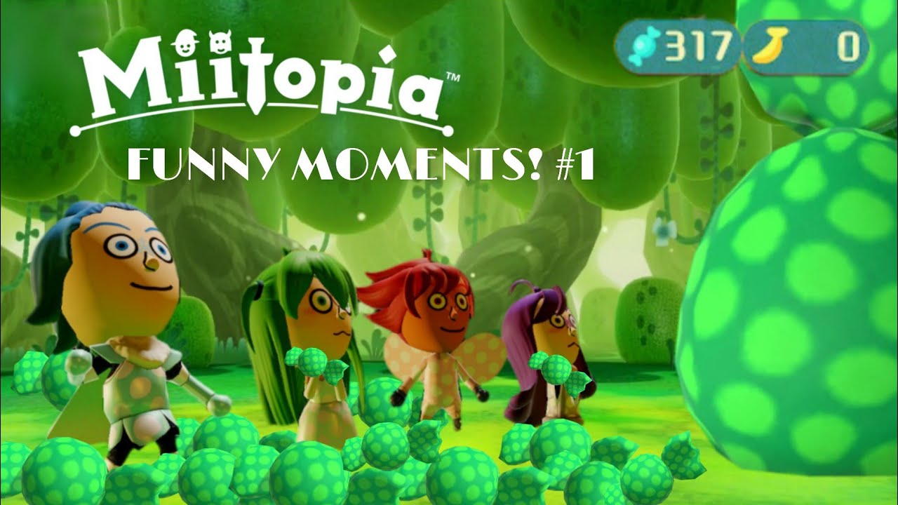 MIITOPIA ЗАБАВНЫЕ МОМЕНТЫ С КОМАНДОЙ! #1 (Nintendo Switch Miitopia)