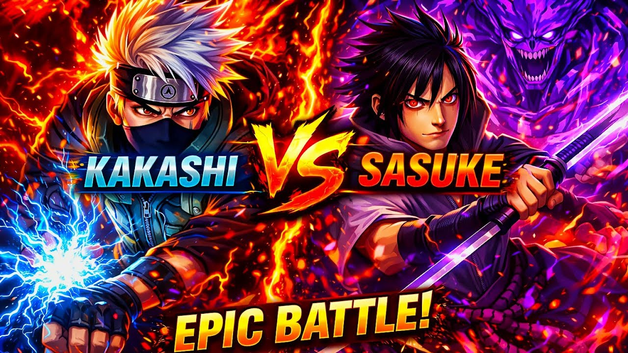 KAKASHI VS SASAUKE UCHIYA EPIC BATTAL NARUTO UNLIMITED NINJA STORM 