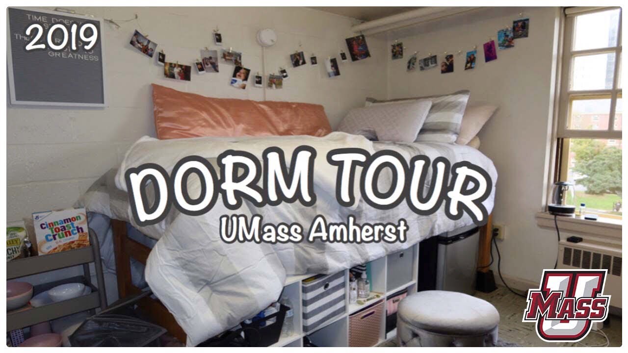 College Dorm Tour!! // Freshman year UMass Amherst 2019