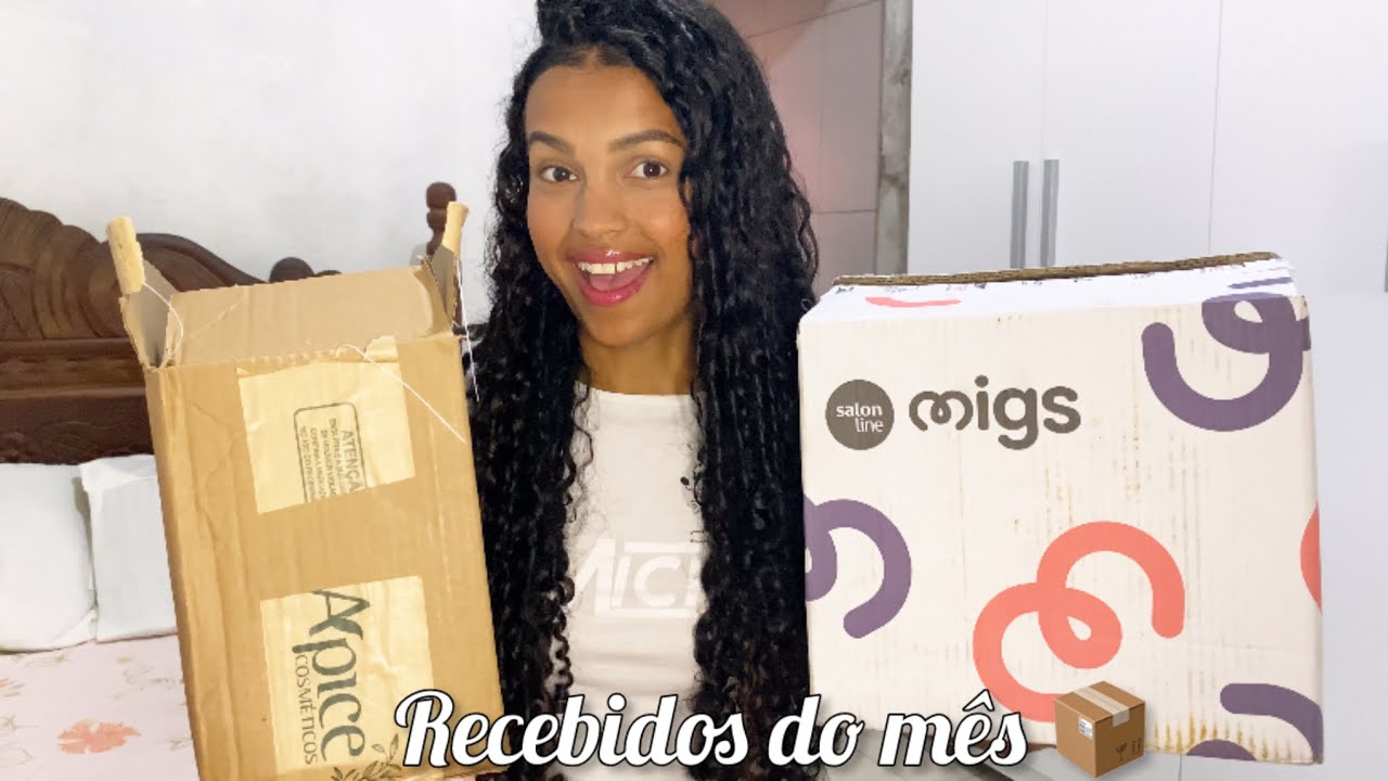 Recebidos do mês Apice cosméticos e Salon line 