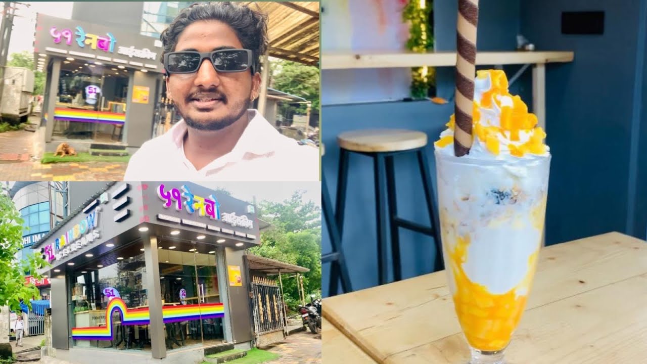51 Rainbow Ice Cream 😋 || Nallasopara || Mumbai