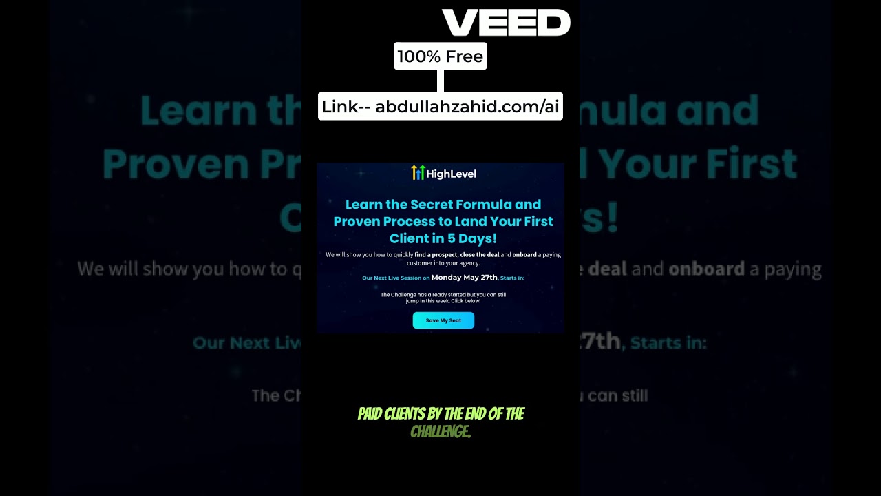 5 day AI challenge conducted by 500 million dollar company Highlevel (Free) 