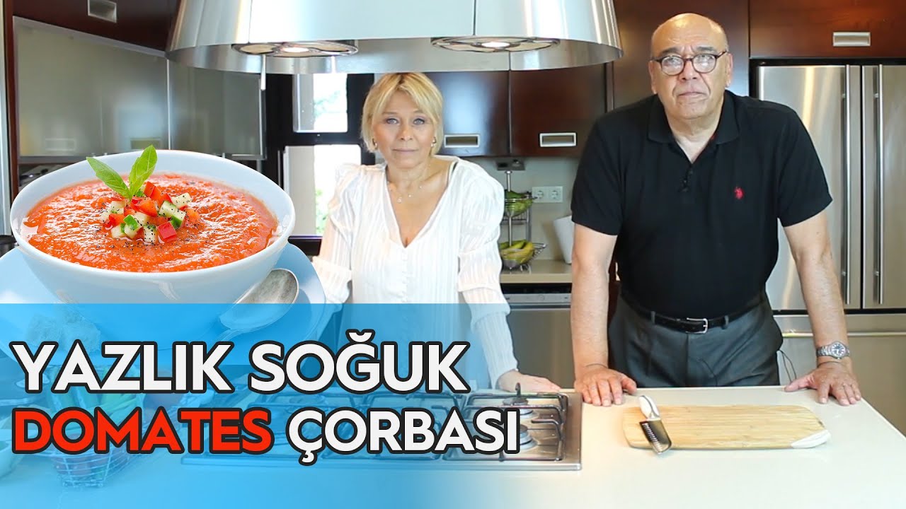 DOKTOR MUTFAKTA - SOĞUK DOMATES ÇORBASI TARİFİ / 5 Dakikada Sağlık