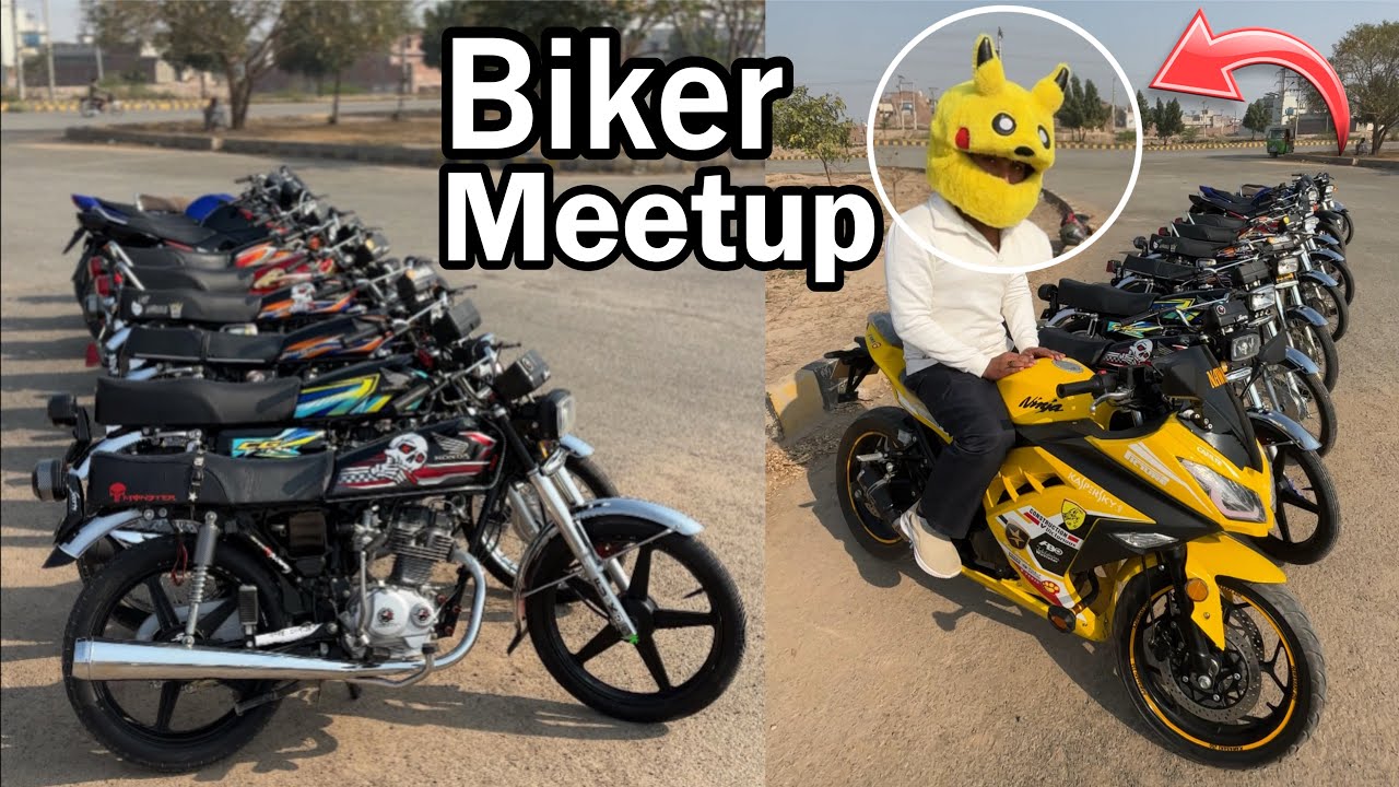 Multan Bikers Meetup 2026 | Pikachu 😍 | Heavy Bike Entry 