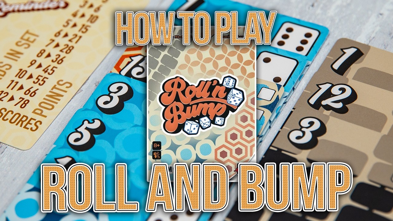 Roll'n Bump | How to Play | Learn to Play in 5 Minutes! | Board Game Tutorial
